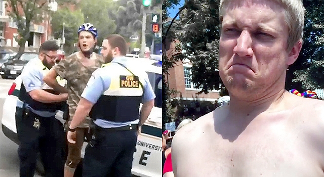 THERE'S 2 WAYS TO HUMILIATE A PROTESTER