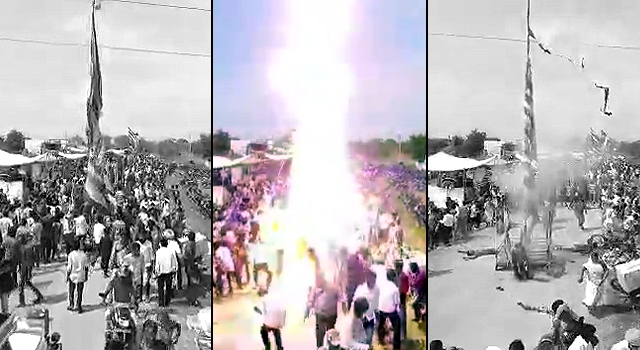 INDIA? CELEBRATION? OF COURSE SOMEONE GOT ELECTROCUTED