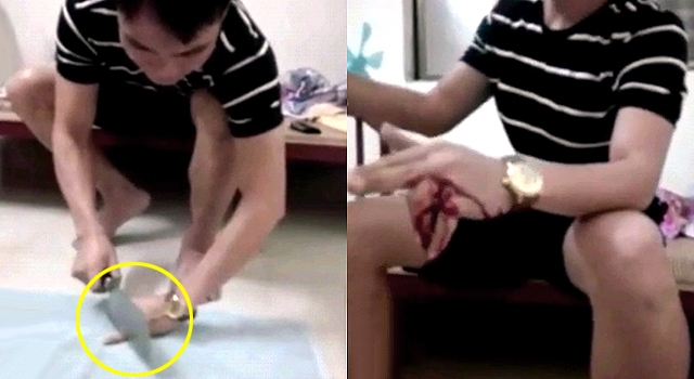 CHINA'S NEW TREND: CUTTING YOUR OWN FINGERS OFF