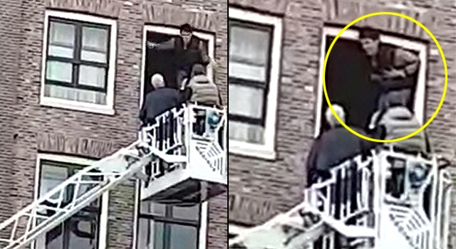 PSYCH! SUICIDE JUMPER FAKES OUT HIS RESCUERS