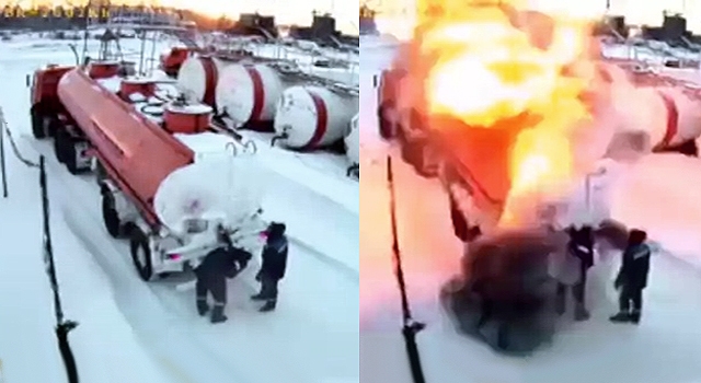 DON'T MELT FROZEN GAS TANKER LOCKS WITH A BLOW TORCH