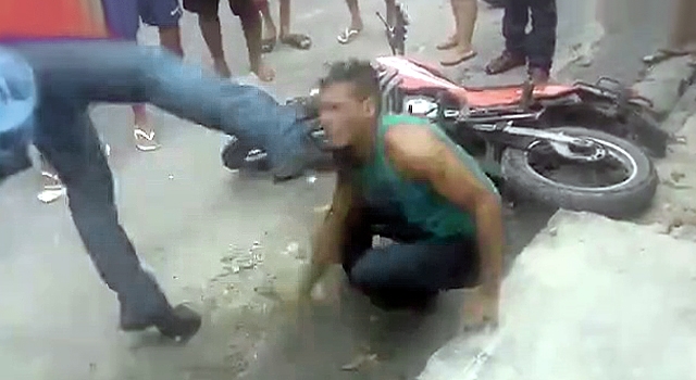 DAMN: DIRT BIKE THIEF KICKED INTO ANOTHER DIMENSION