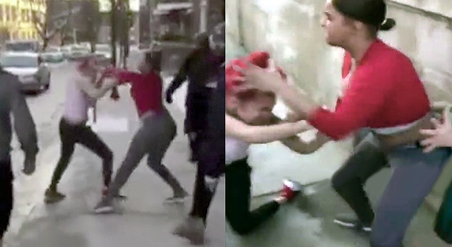 REKT: GIRL STARTS FIGHT IN THE WRONG HOOD