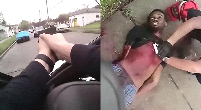 RAW VIDEO OF LOUISVILLE COPS SHOOTING SUSPECT 20 TIMES