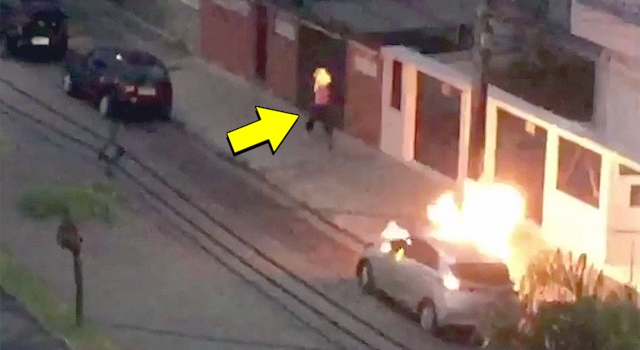 ASSHOLE OF THE MONTH SETS HOMELESS GUY ON FIRE
