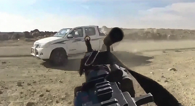 TERRORIST VS. M249 MACHINE GUN