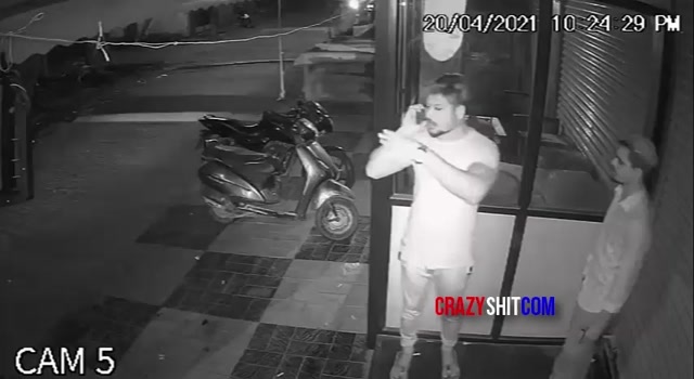 Sudden knife attack