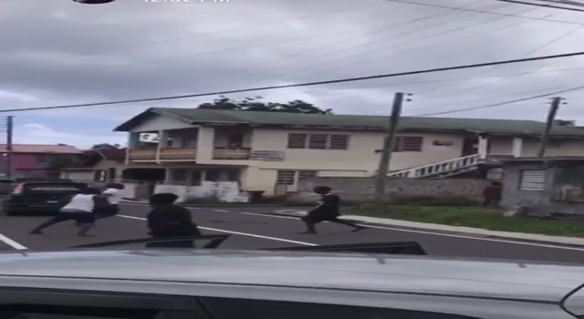 Machete nearly kills