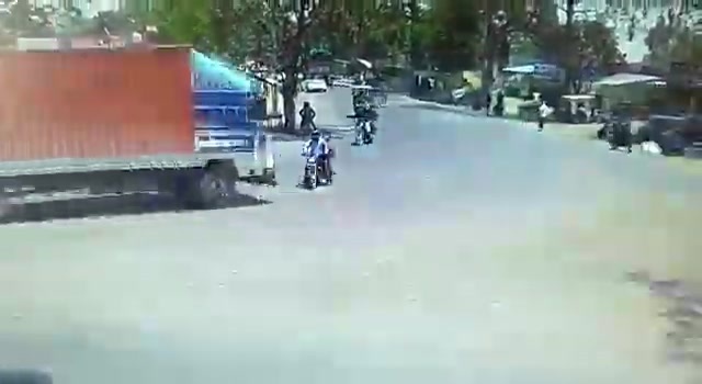 Couple crushed by truck