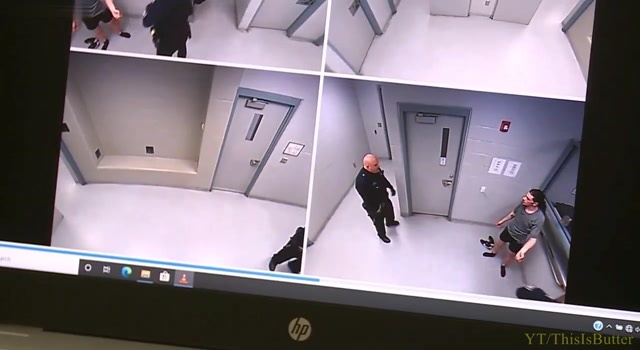 CCTV Relleased During Trail Of Cop Who Went Full UFC On A Suspect At The Police Station
