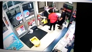 woman assaulted and saved by fighter