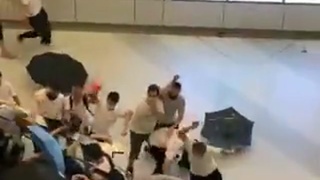 Hong Kong Protesters Being Attacked