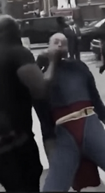 Bootleg Superman got his ass whooped