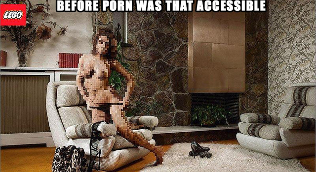 Pixelated porn