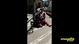 Stabbed by two homeless men