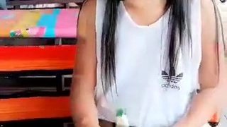 Horny lady