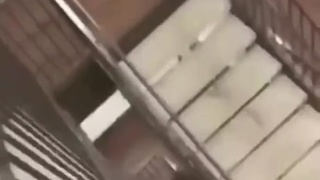 Man Falls Off Stairway Banister