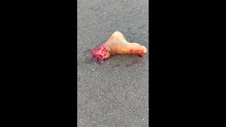 greasy man die in violent accident