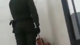 Theft suspect abused by an officer