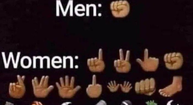 women vs men