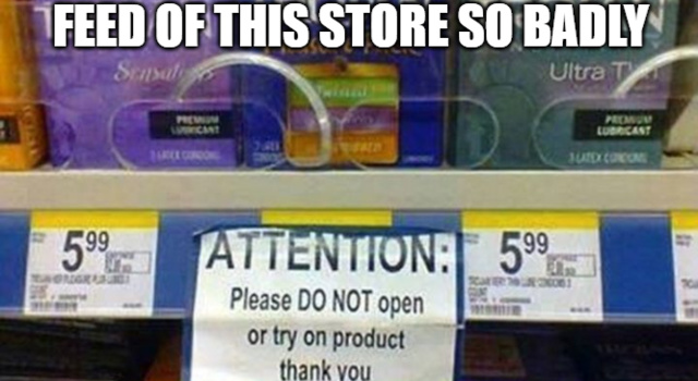 do not open the products