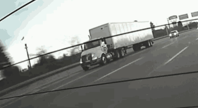 truck in highway