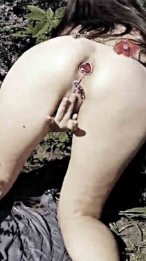 buttplug and flowers