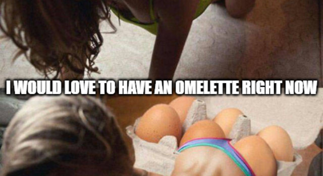 in love with omelettes