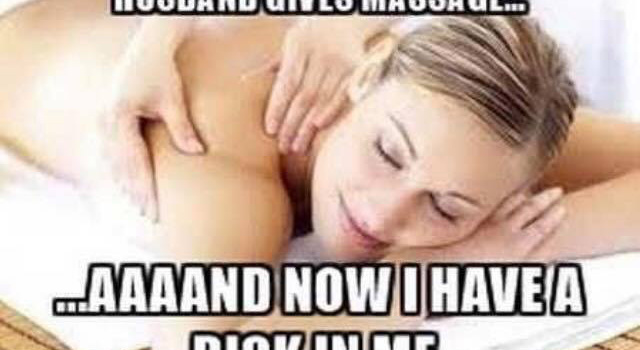husband gives massage