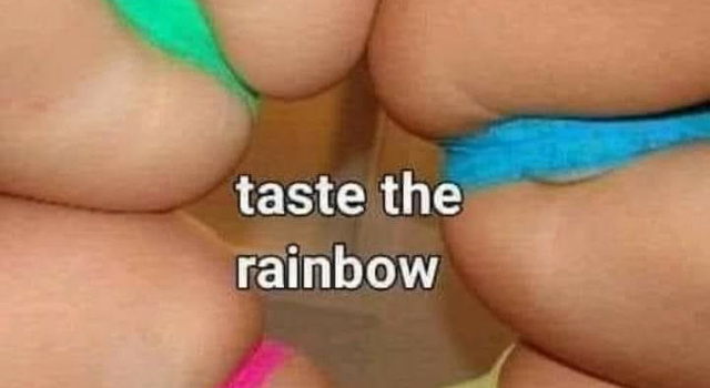 Rainbow Booty