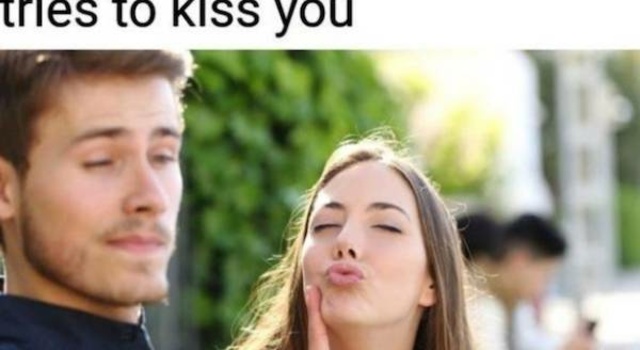Kissing Her After