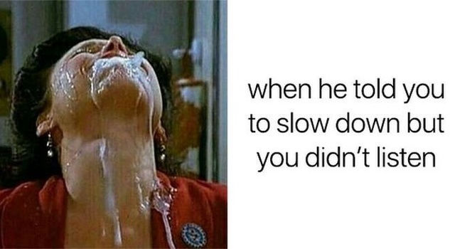 when you to slow down