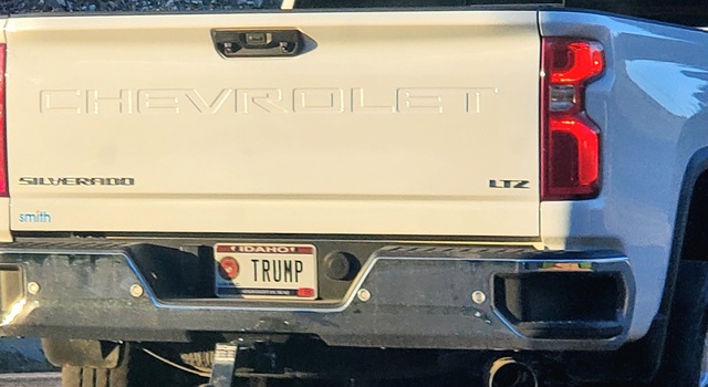 Make vanity plates great again