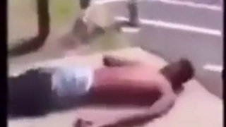 african american against an african
