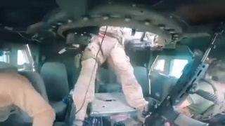 Rolling Over A Russian Mine