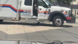 Crazy bitch in the middle of the street with a gun