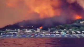 greece is on fire