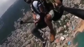 Selfie on a chute!