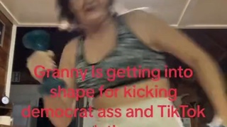 Maga gran on the prowl