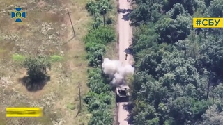 Ukrainians Harass Russian ''Terminator'' Recovery Operation With Kamikaze Drones