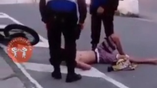 Police run over criminal in RJ-BR