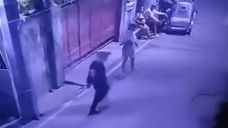 Woman shot by ex
