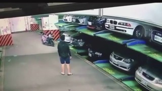 Chinese parking garage