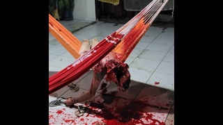 Damn, the man got blown up with a shotgun
