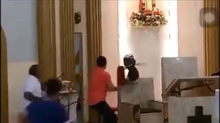 there was an attempt.. to rob a church