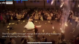 Wedding fire