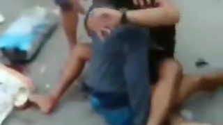 Men Crying while her wife is head crash