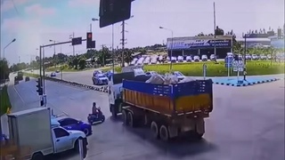 Lady on moped