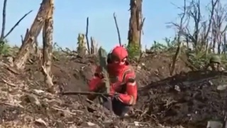 Spider-Man fighting in Ukraine