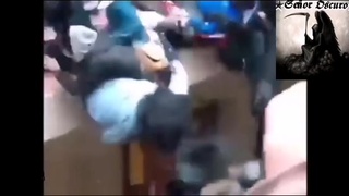 The intense pressure of people on each other and pushing each other caused some of them to fall and die